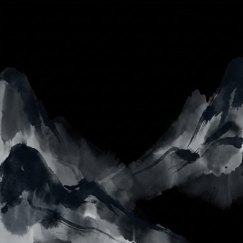 Ink Landscape Background